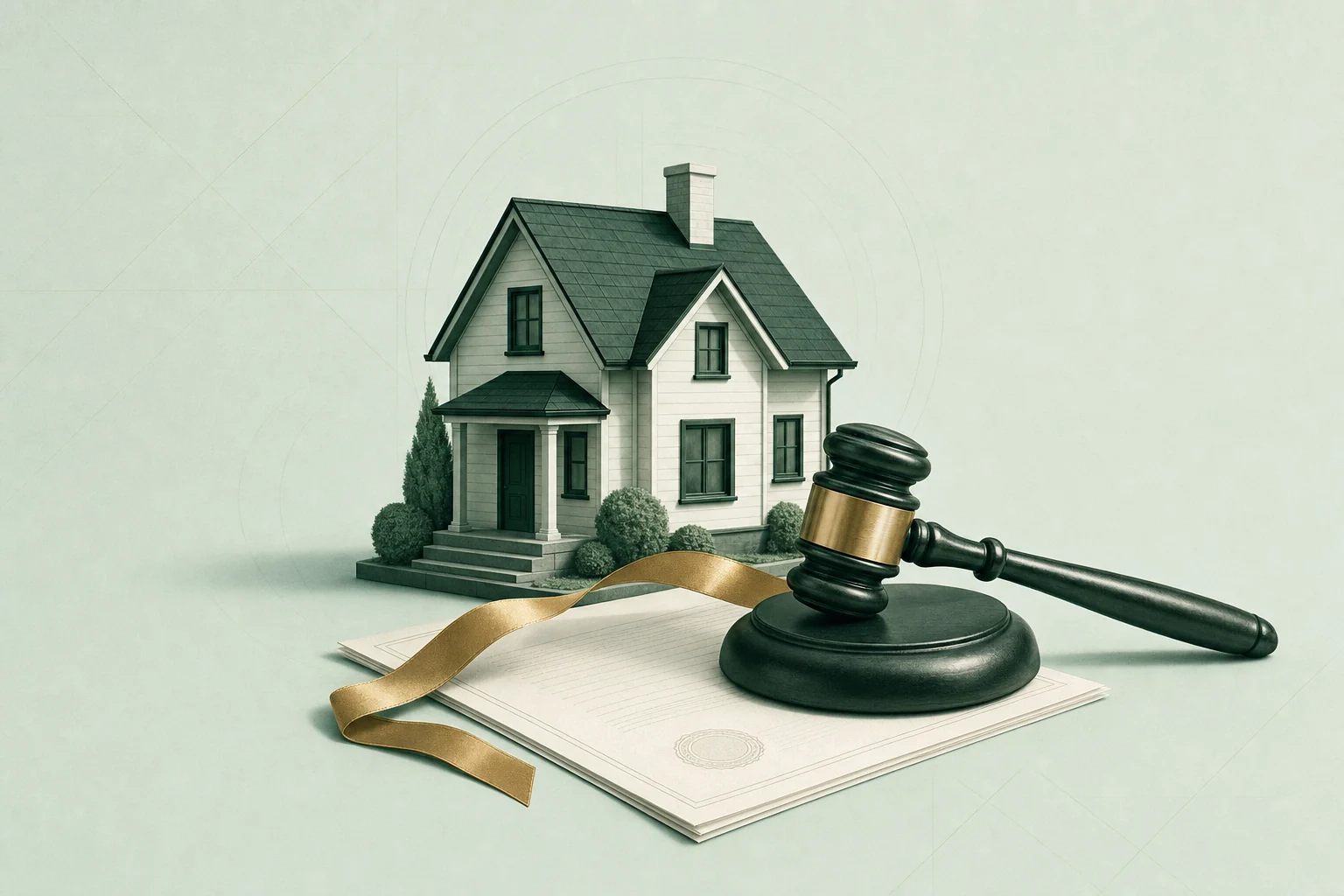 Vivienda junto a maza judicial