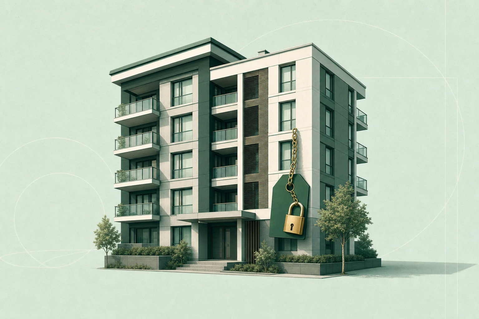 Apartamento con etiqueta de embargo